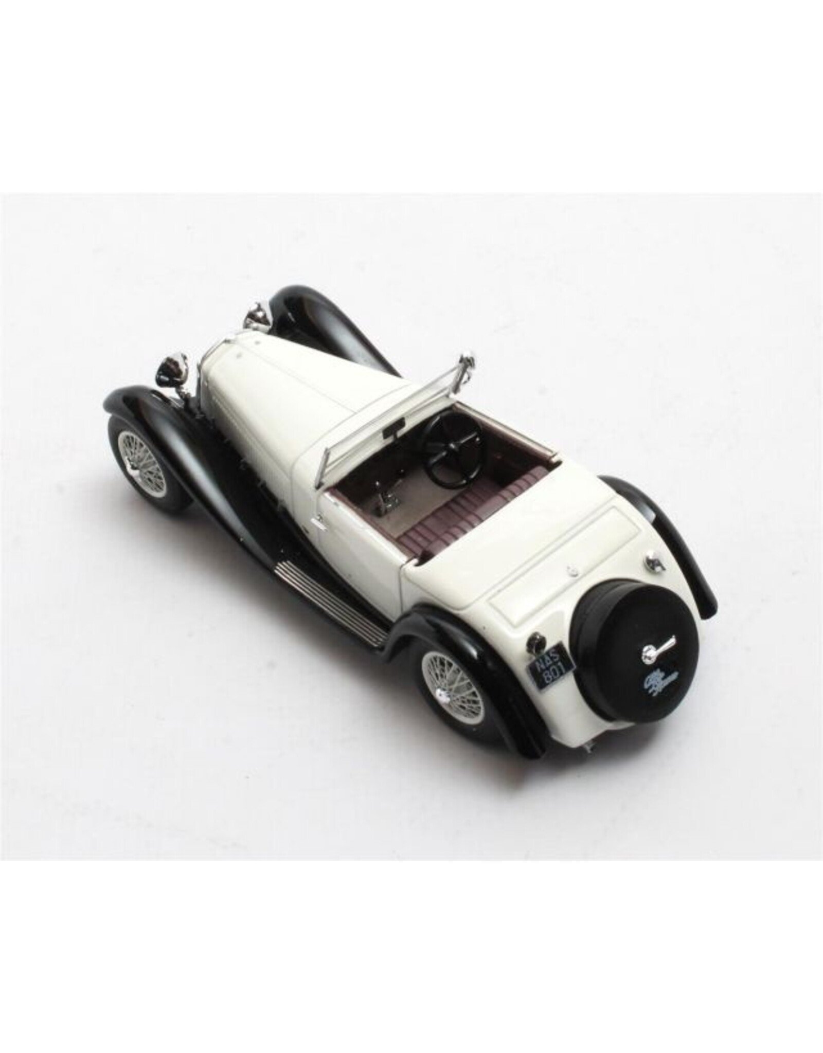 Alfa Romeo by Figoni Alfa Romeo 6C 1750SV Figoni(open top)1932(black/white)