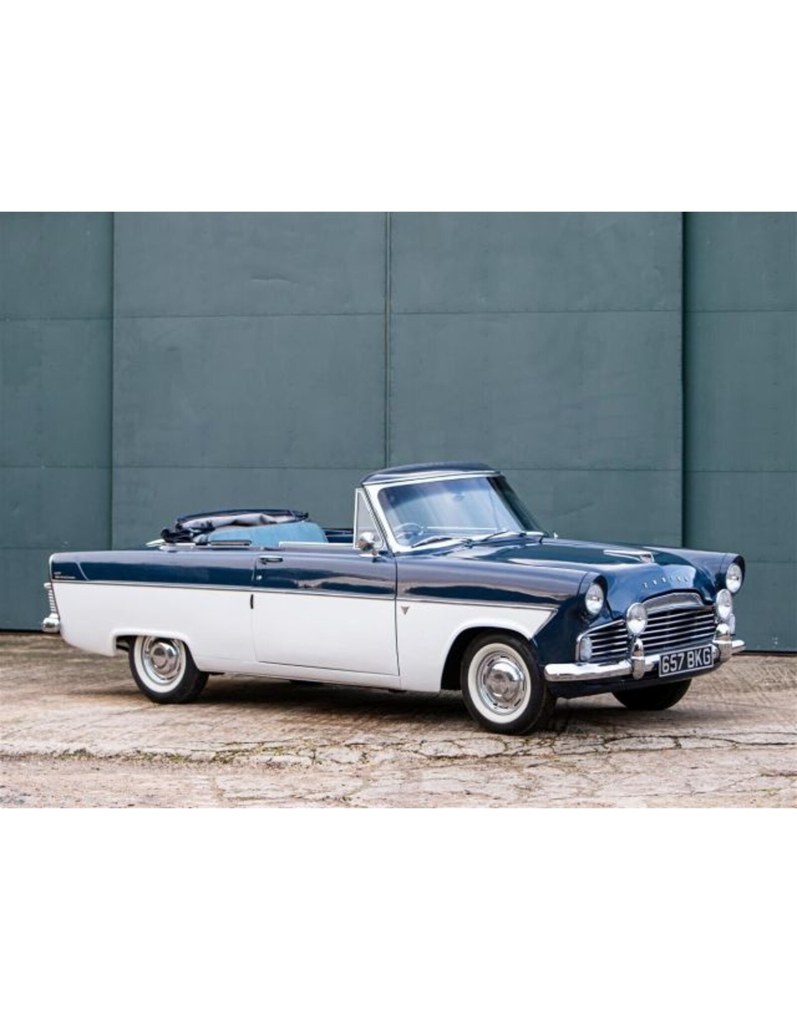 Ford Europe Ford Zodiac MKII 206E cabriolet(blue/white)1957-62