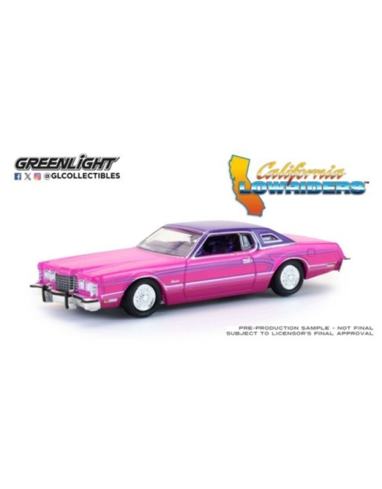 Ford USA Ford Thunderbird(1975)rose/purple roof.