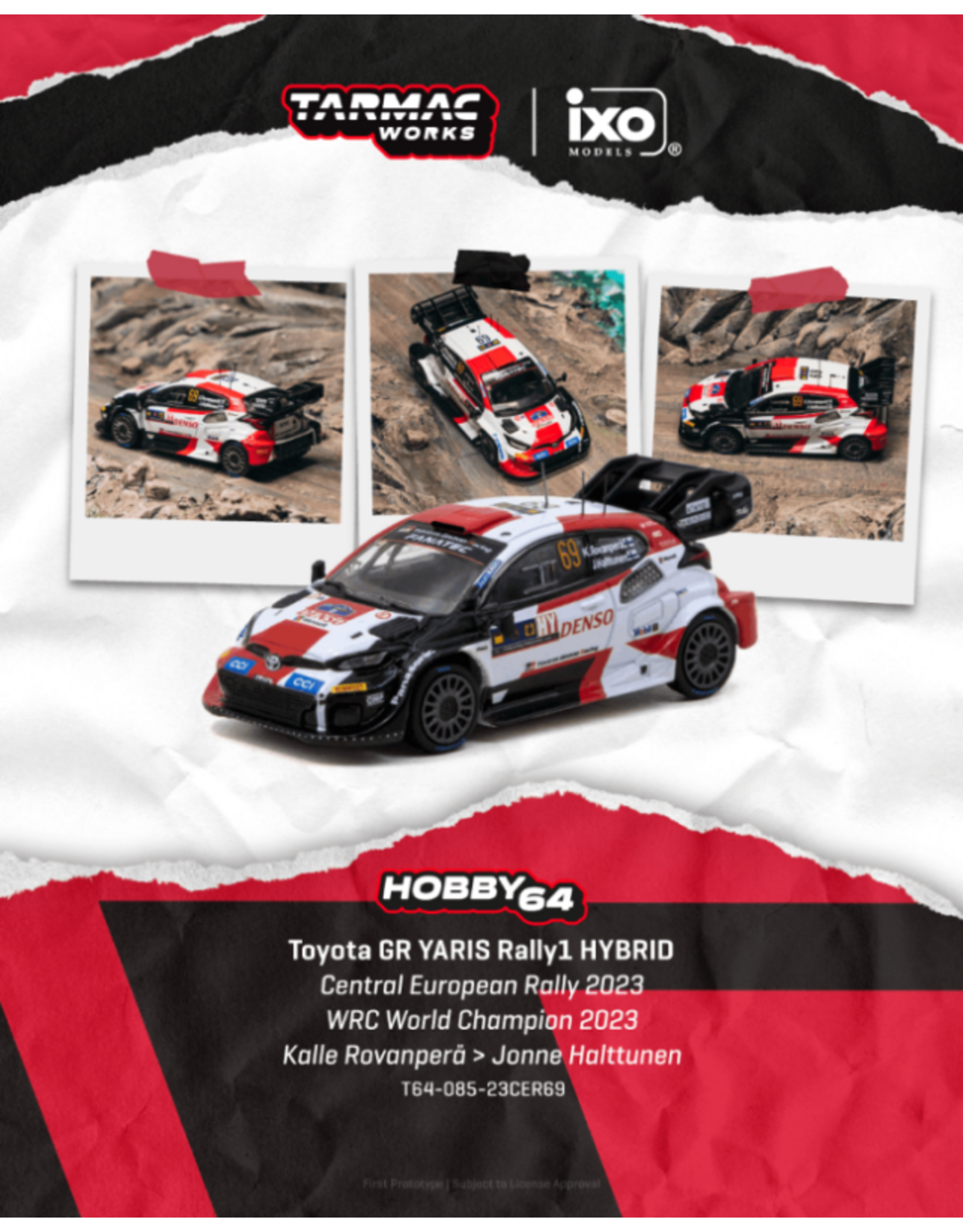 Toyota Toyota GR Yaris Rally1 Hybrid(Kalle Rovanperrä)Central European Rally 2023