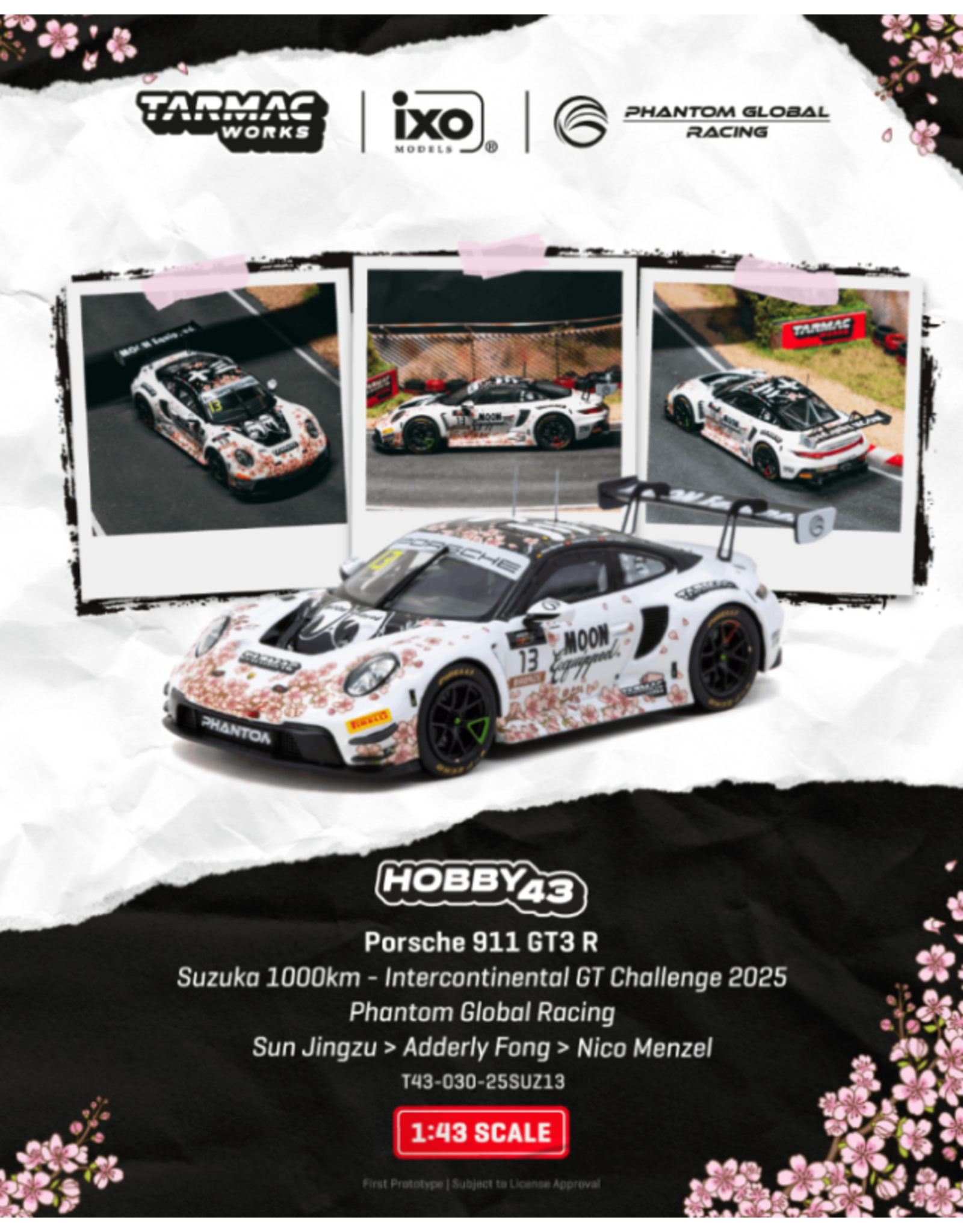 Porsche Porsche 991(992)GT3 R(Sun Jingzu)Suzuka 1000km 2025