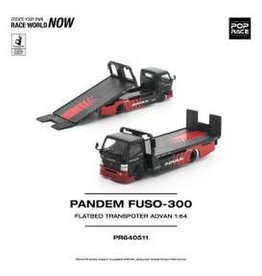 Mitsubishi Mitsubishi Fuso 300 flatbed car transporter(Advan)black/red