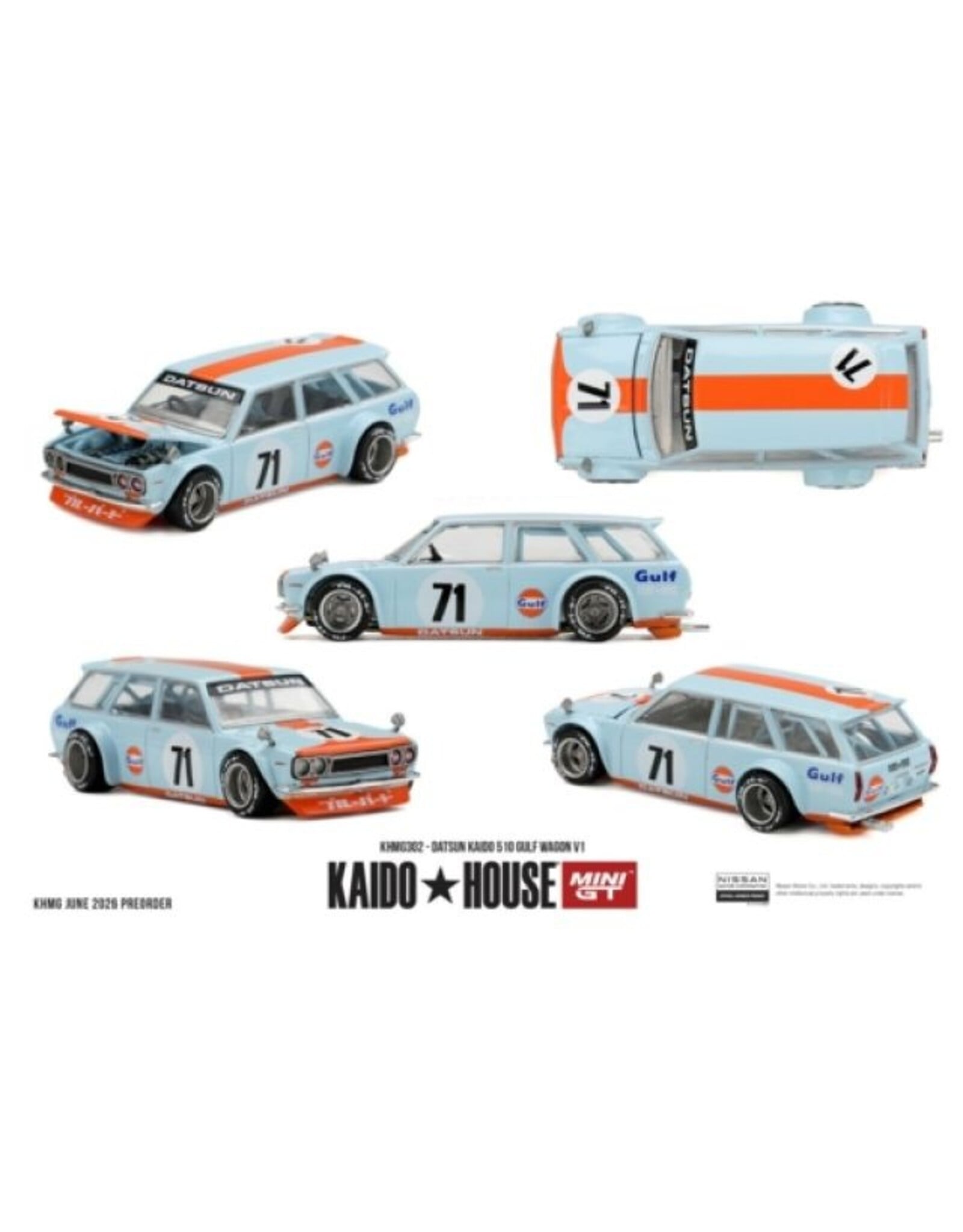 Datsun Datsun 510 #71 Gulf Wagon V1(1969)