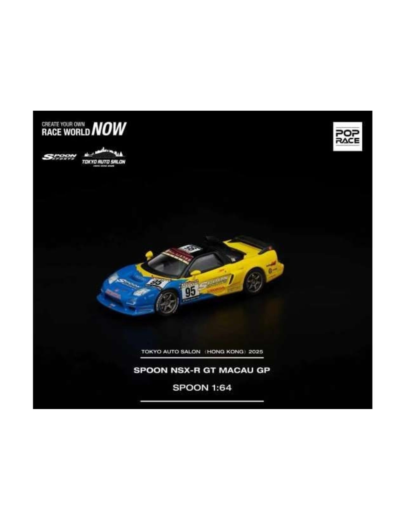 Honda Honda NSX-R GT Spoon(Macau GP Spoon)yellow/blue