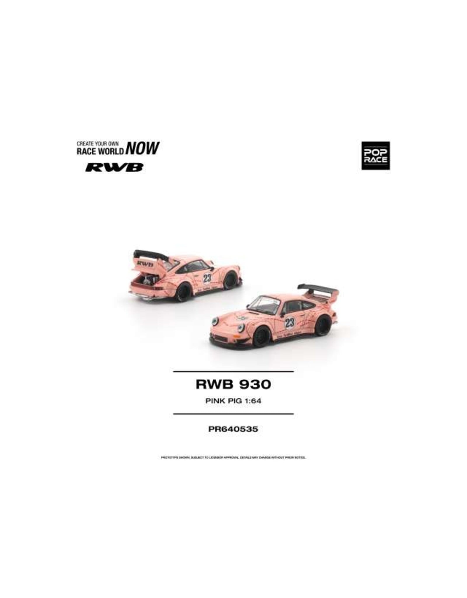 Porsche by RWB RWB 930 #23 Pink Pig