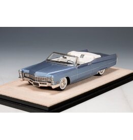 Cadillac(General Motors) Cadillac de Ville convertible(1967)open roof(Marina blue metallic)