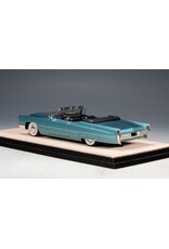 Cadillac(General Motors) Cadillac de Ville convertible(1967)open roof(Capri aqua metallic)
