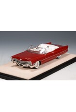 Cadillac(General Motors) Cadillac de Ville convertible(1967)open roof(Flamenco red)