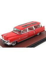 Cadillac by Superior Coach Corporation Cadillac S&S Broadmoor Skyview(1956)red