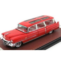 Cadillac by Superior Coach Corporation Cadillac S&S Broadmoor Skyview(1956)red
