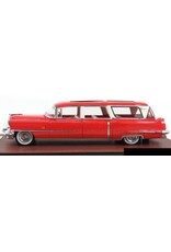 Cadillac by Superior Coach Corporation Cadillac S&S Broadmoor Skyview(1956)red