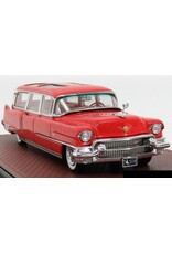 Cadillac by Superior Coach Corporation Cadillac S&S Broadmoor Skyview(1956)red