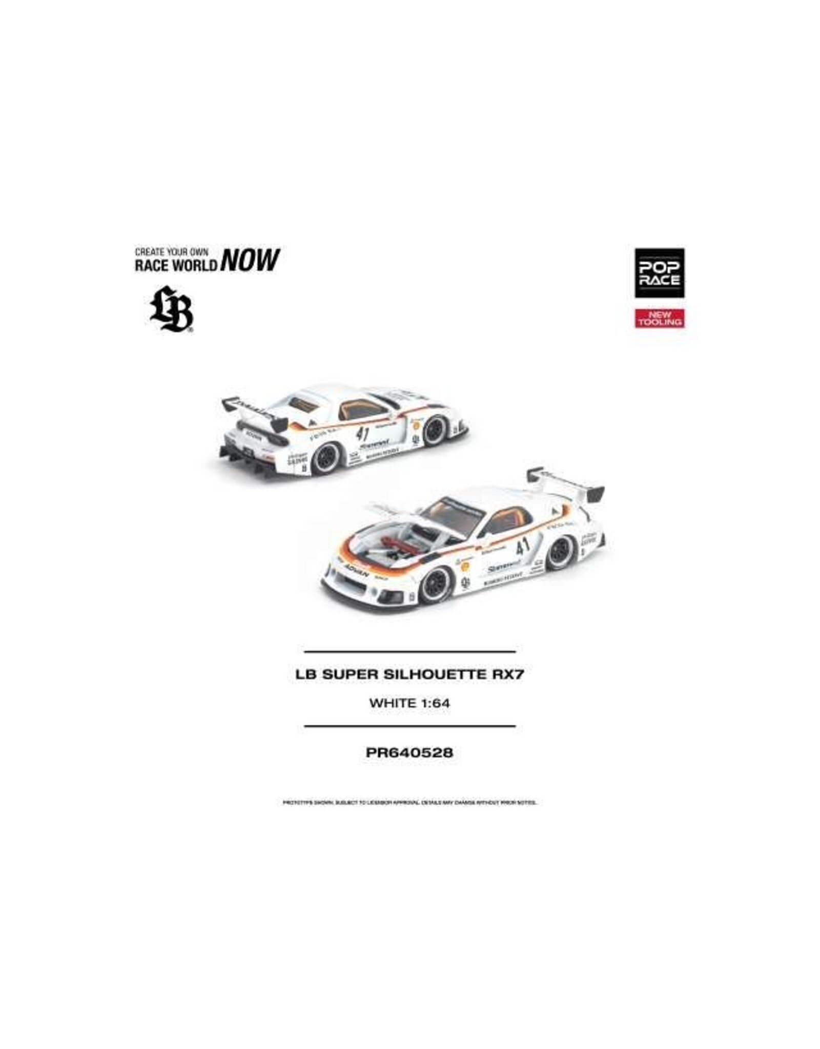 Mazda Motor corporation Mazda RX-7(FD3S)LB Super Silhouette #41(white)