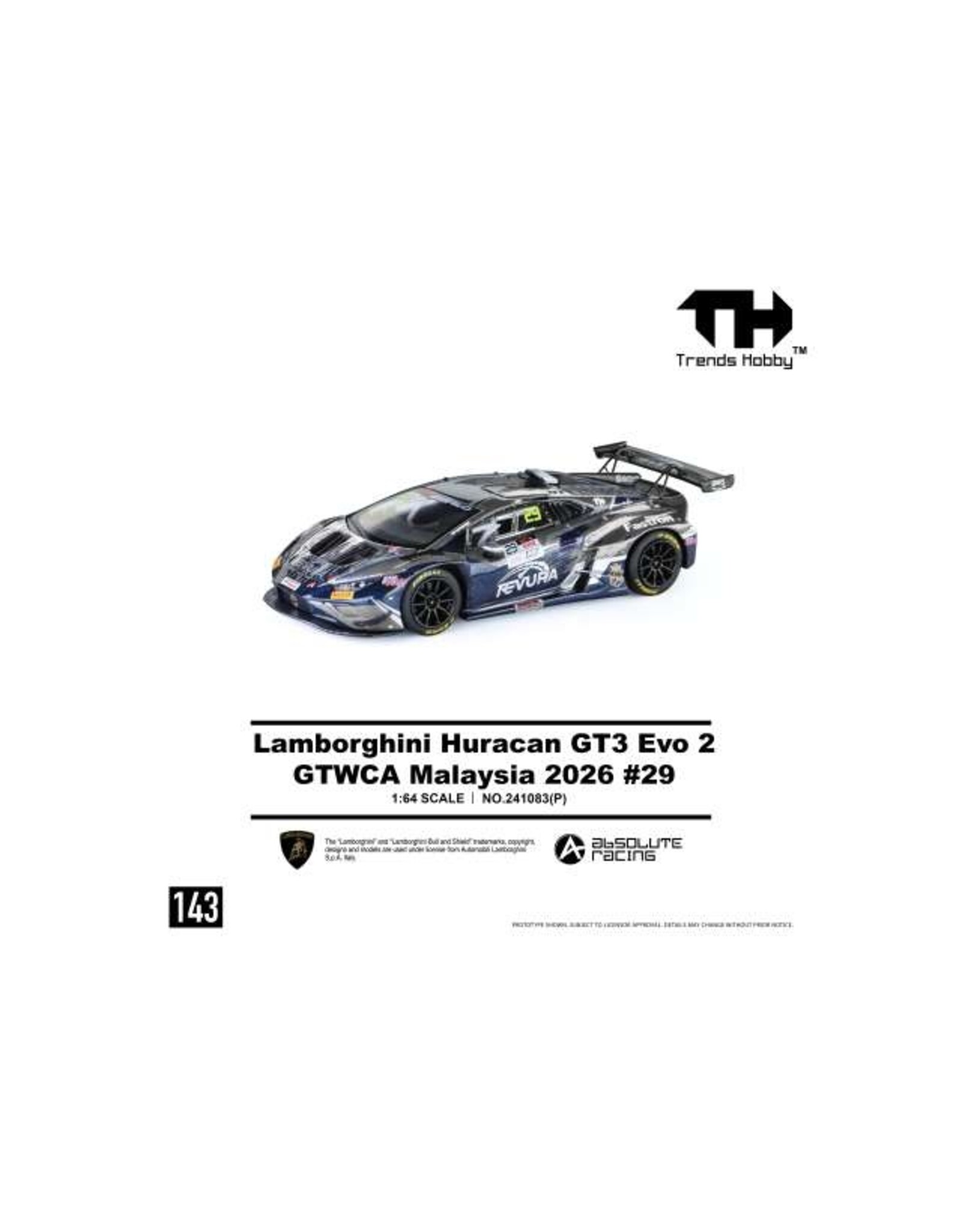 Lamborghini Lamborghini Huracan GT3 Evo #29(GTWCA Malaysia)2026