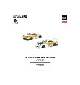 Nissan by Liberty Walk LB-Super Silhouette S-15 Silvia #23(white/orange)