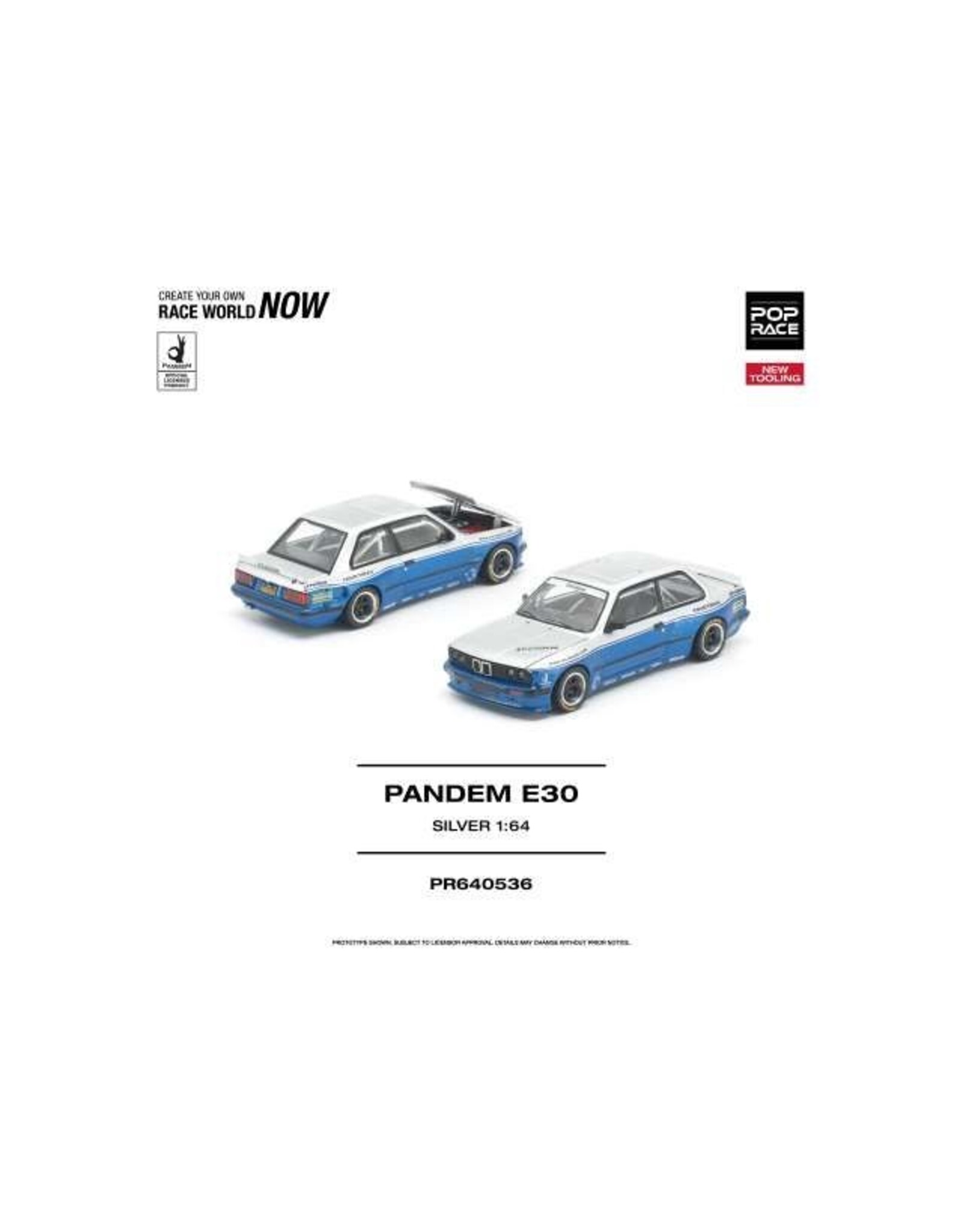 BMW by Pandem Pandem E30(silver/blue)