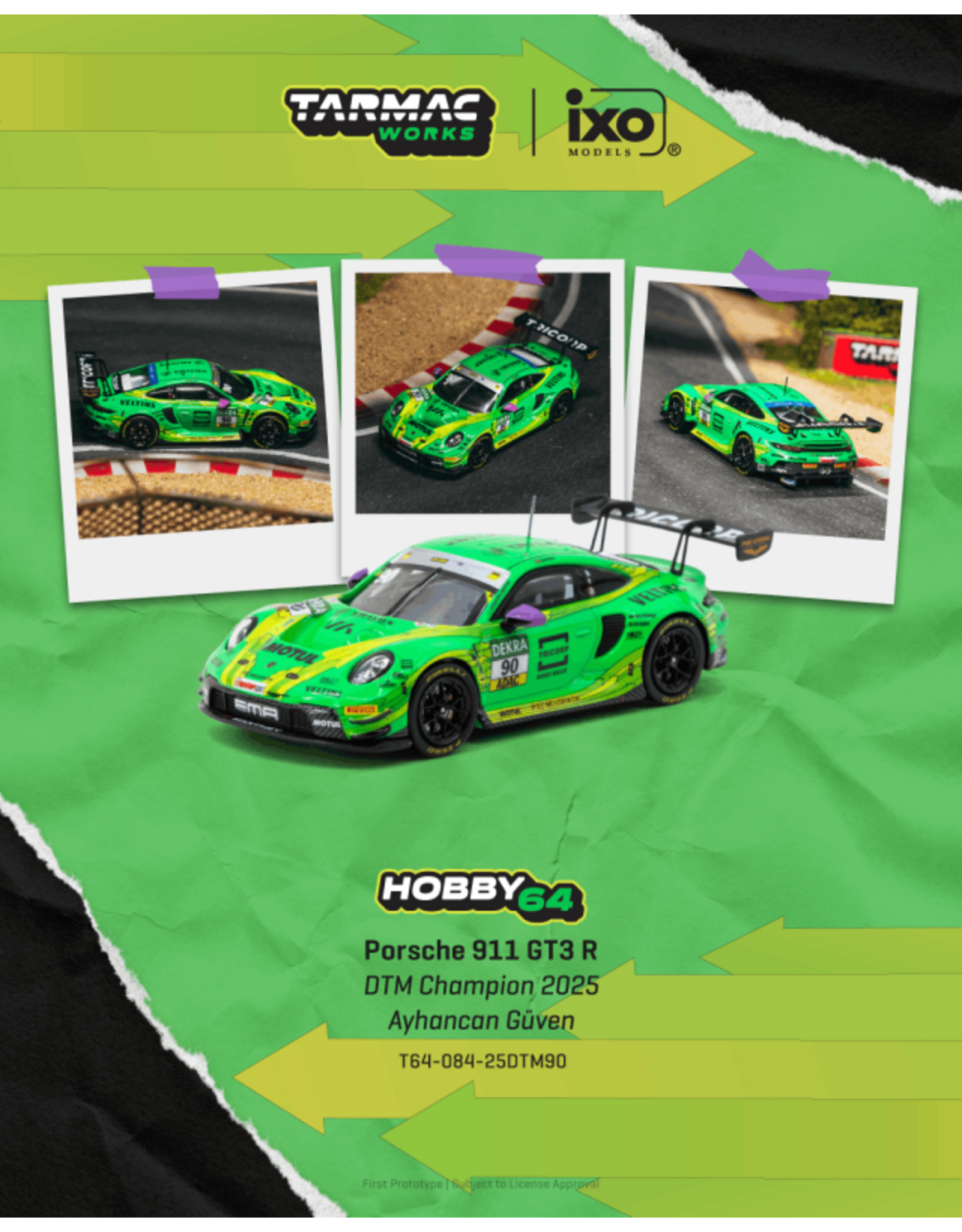Porsche Porsche 911(992)GT3 R #90(Ayhancan Güven)DTM Champion 2025