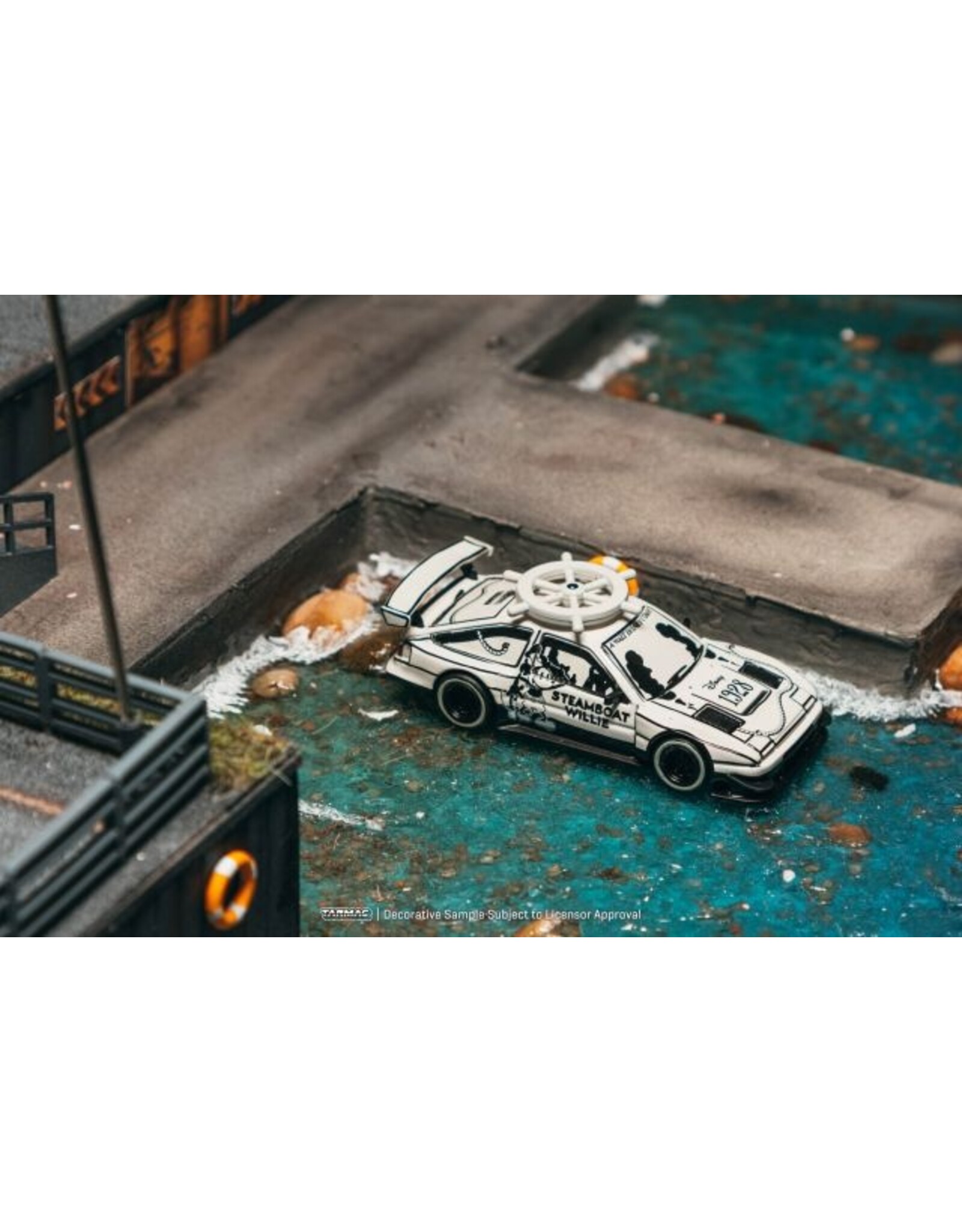 Toyota Toyota Sprinter Trueno AE86 widebody by John Sibal(Disney'4 Mickey & Friends-Steam boat Willie)silver/whistle