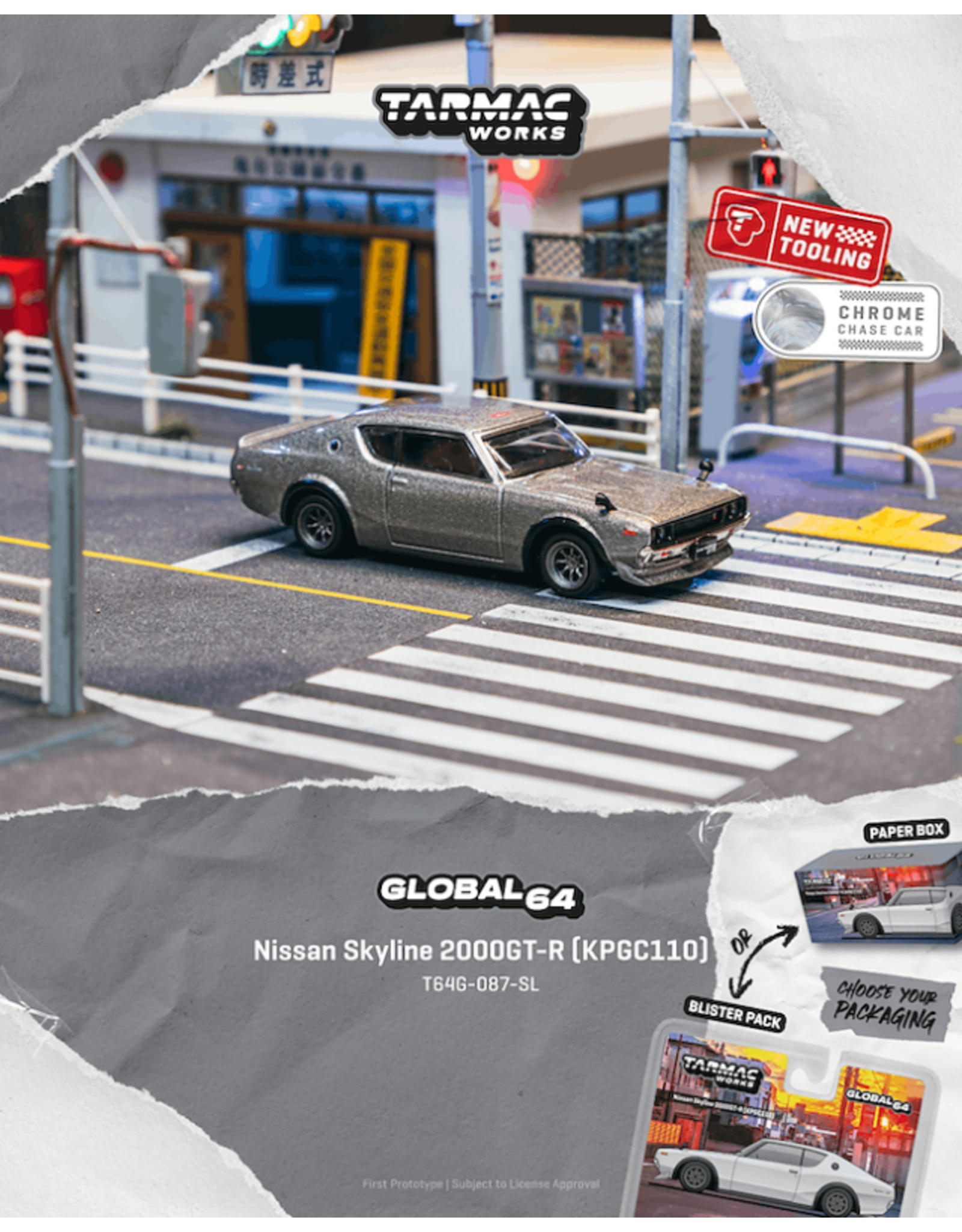 Nissan Nissan Skyline 2000GT-R(KPGC10)silver(1969)