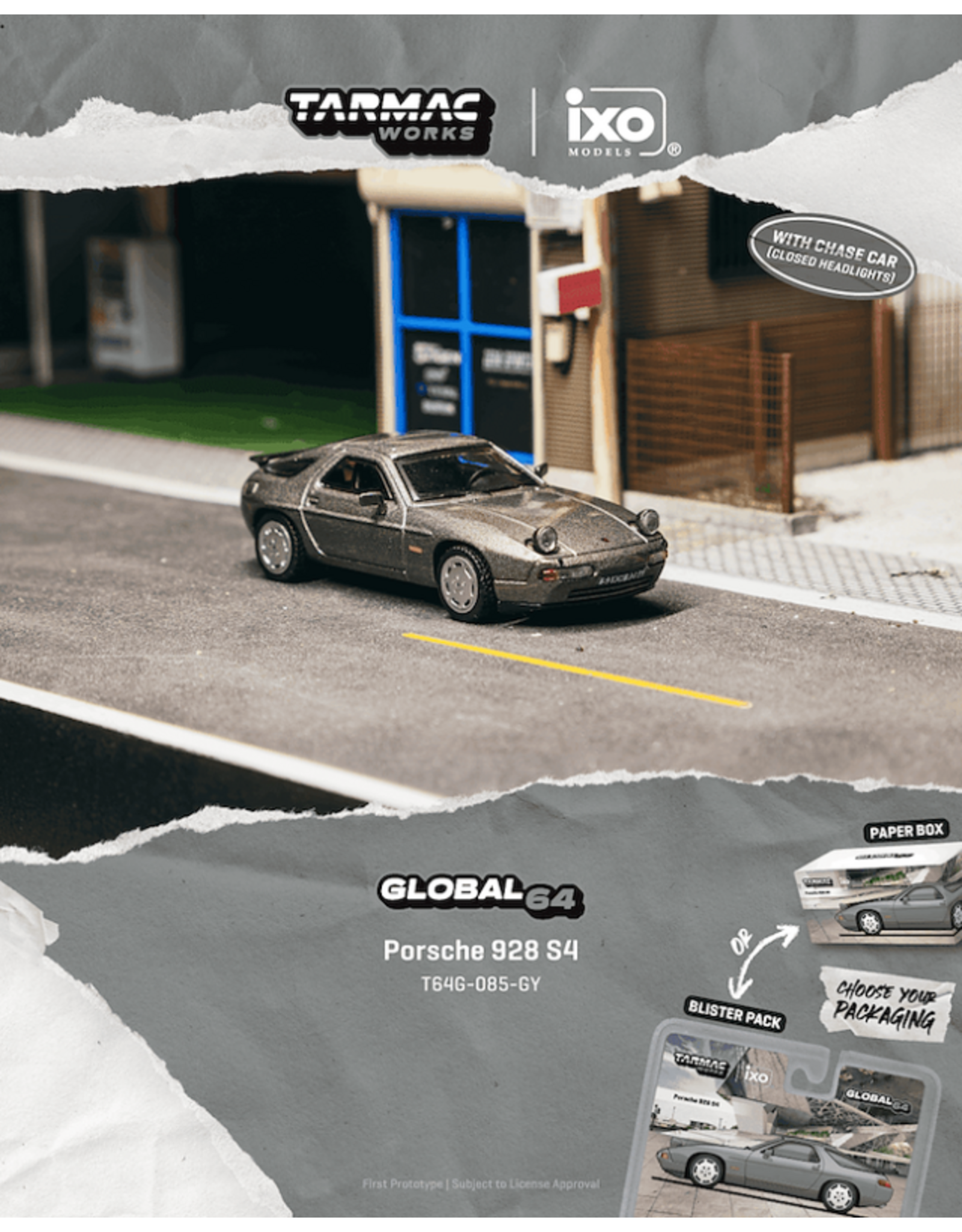 Porsche Porsche 928 S4(grey metallic)1992