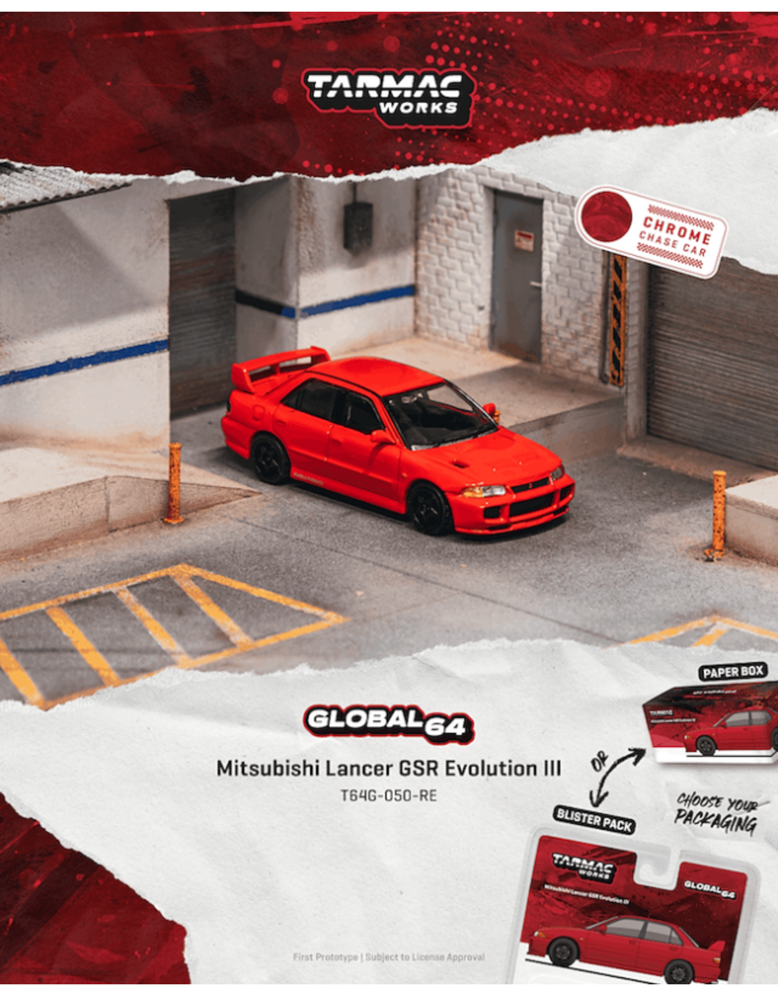 Mitsubishi Mitsubishi Lancer GSR Evolution III(red)1995