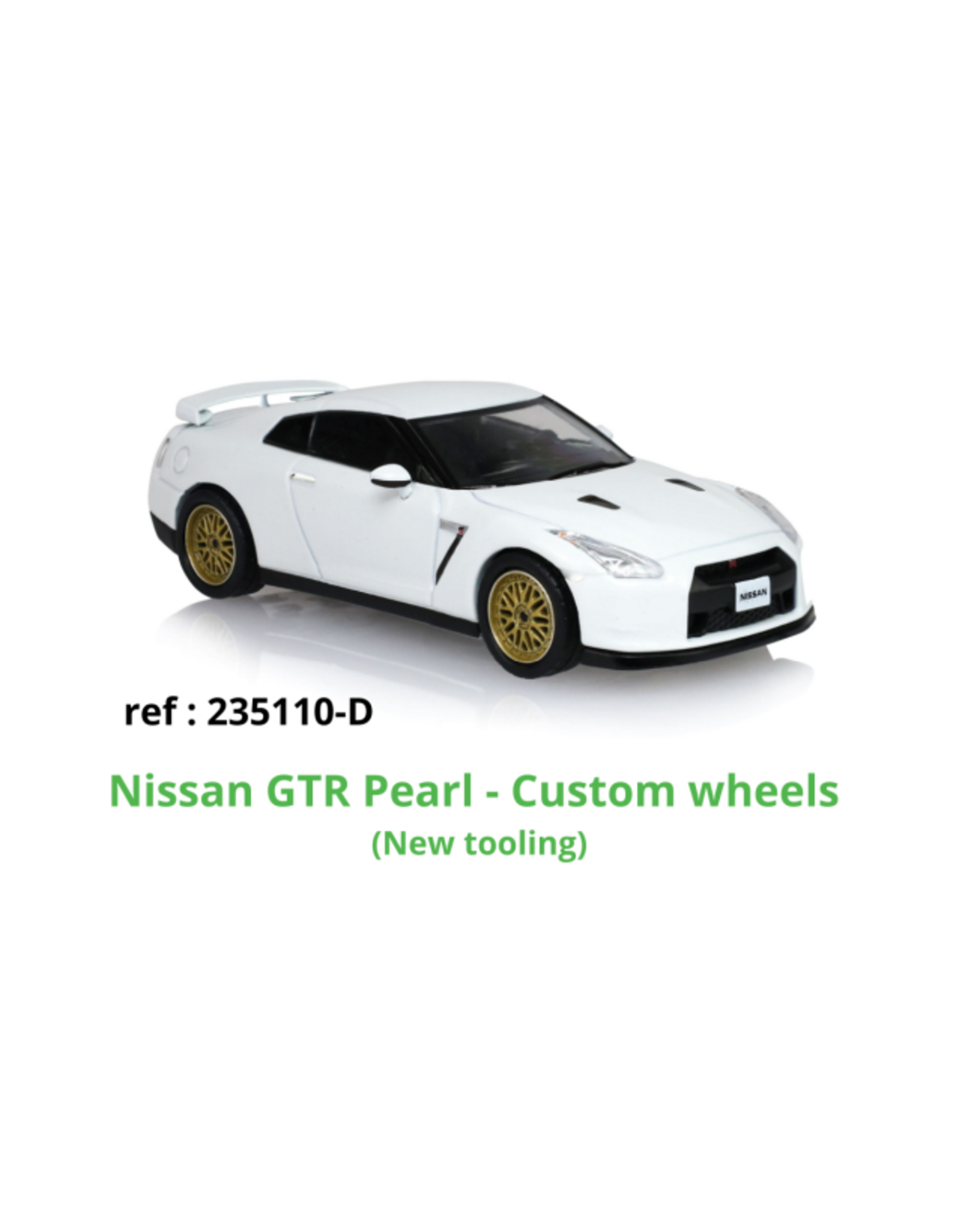 Nissan Nissan GTR R35(Pearl white w.customs wheels)2024