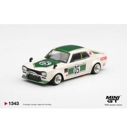 Nissan by Liberty Walk Nissan Skyline GT-R(KPGC10)#05 LB-Works Hakosuka(white/green)1971