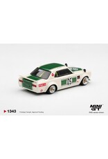 Nissan by Liberty Walk Nissan Skyline GT-R(KPGC10)#05 LB-Works Hakosuka(white/green)1971