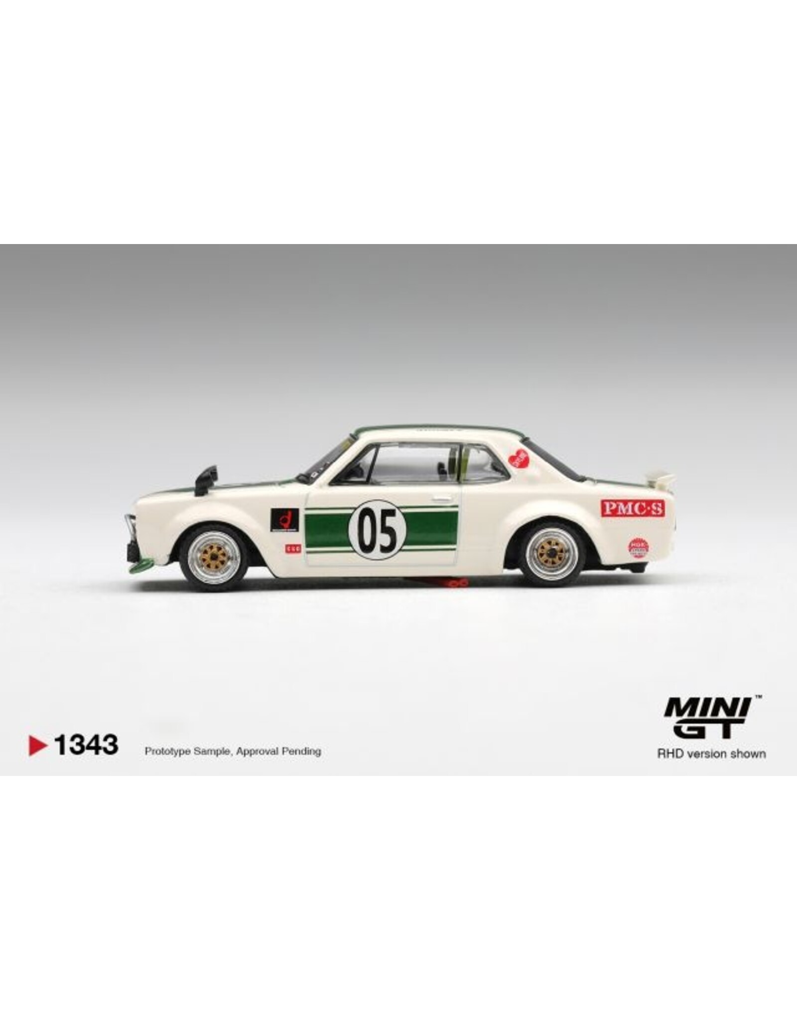 Nissan by Liberty Walk Nissan Skyline GT-R(KPGC10)#05 LB-Works Hakosuka(white/green)1971