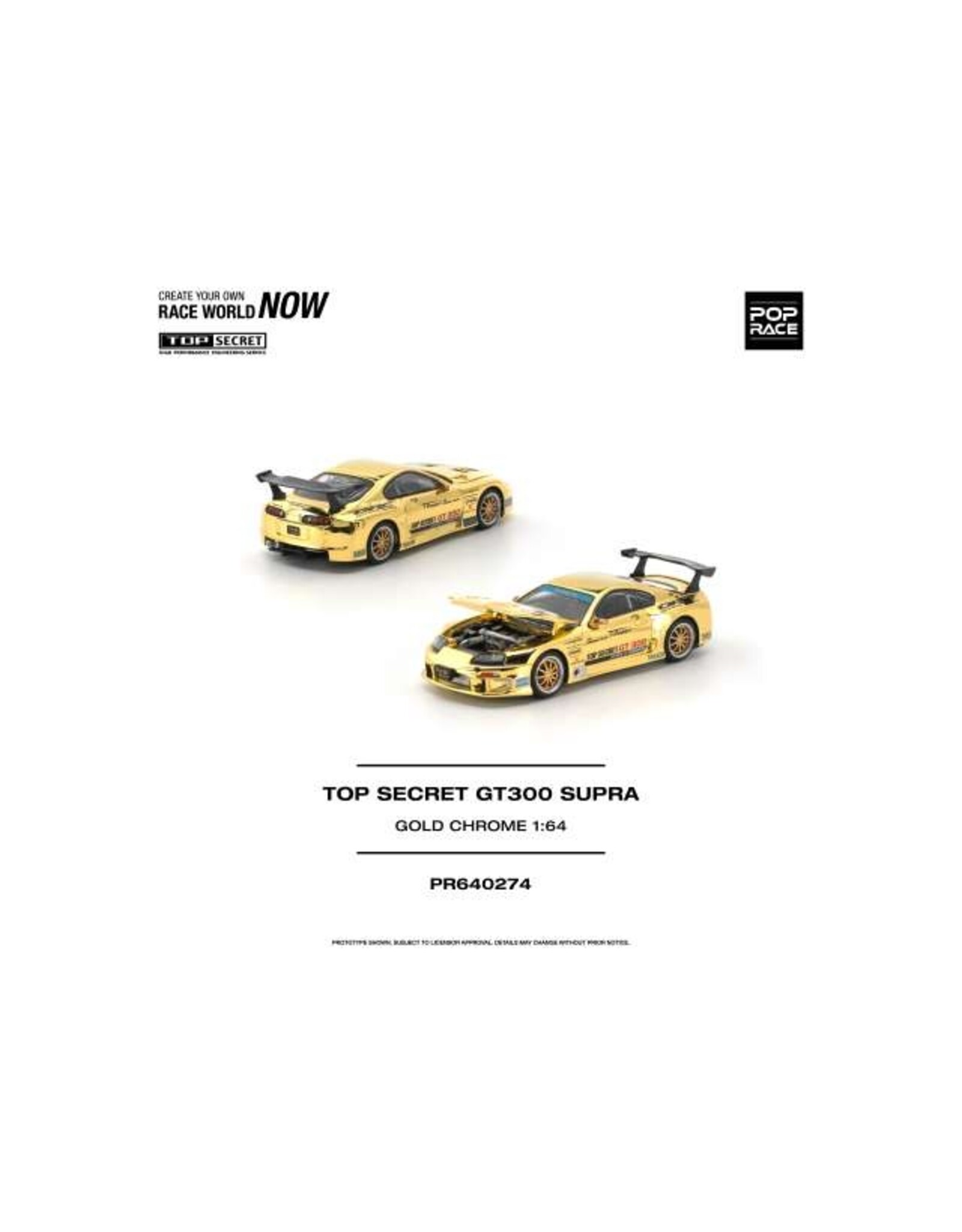 Toyota Toyota GT 3000 Supra Top Secret(gold chrome)