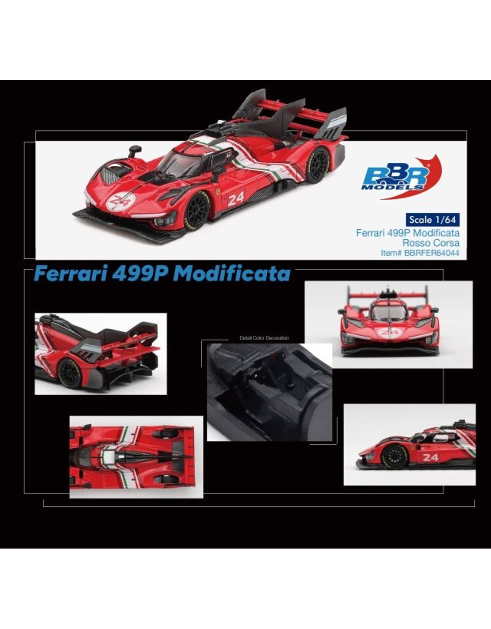 Ferrari Ferrari 499P Modificato #24(rosso Corsa)2025
