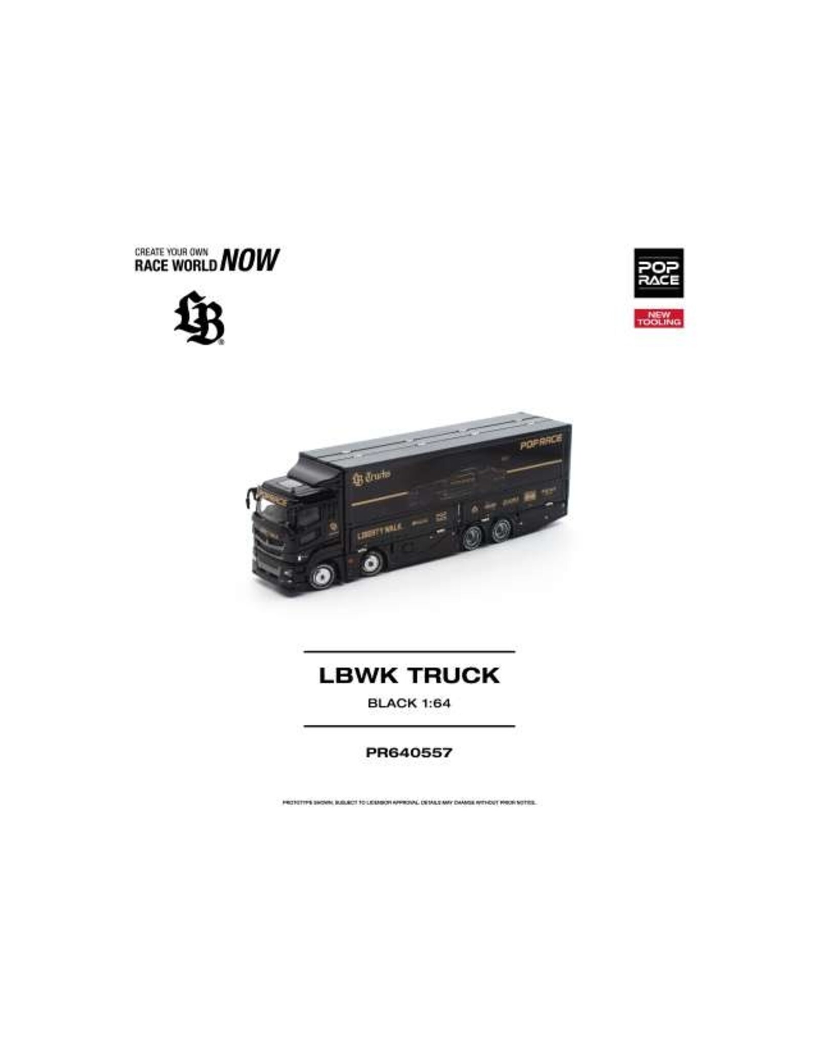 Scania LBWK Truck(black/gold)
