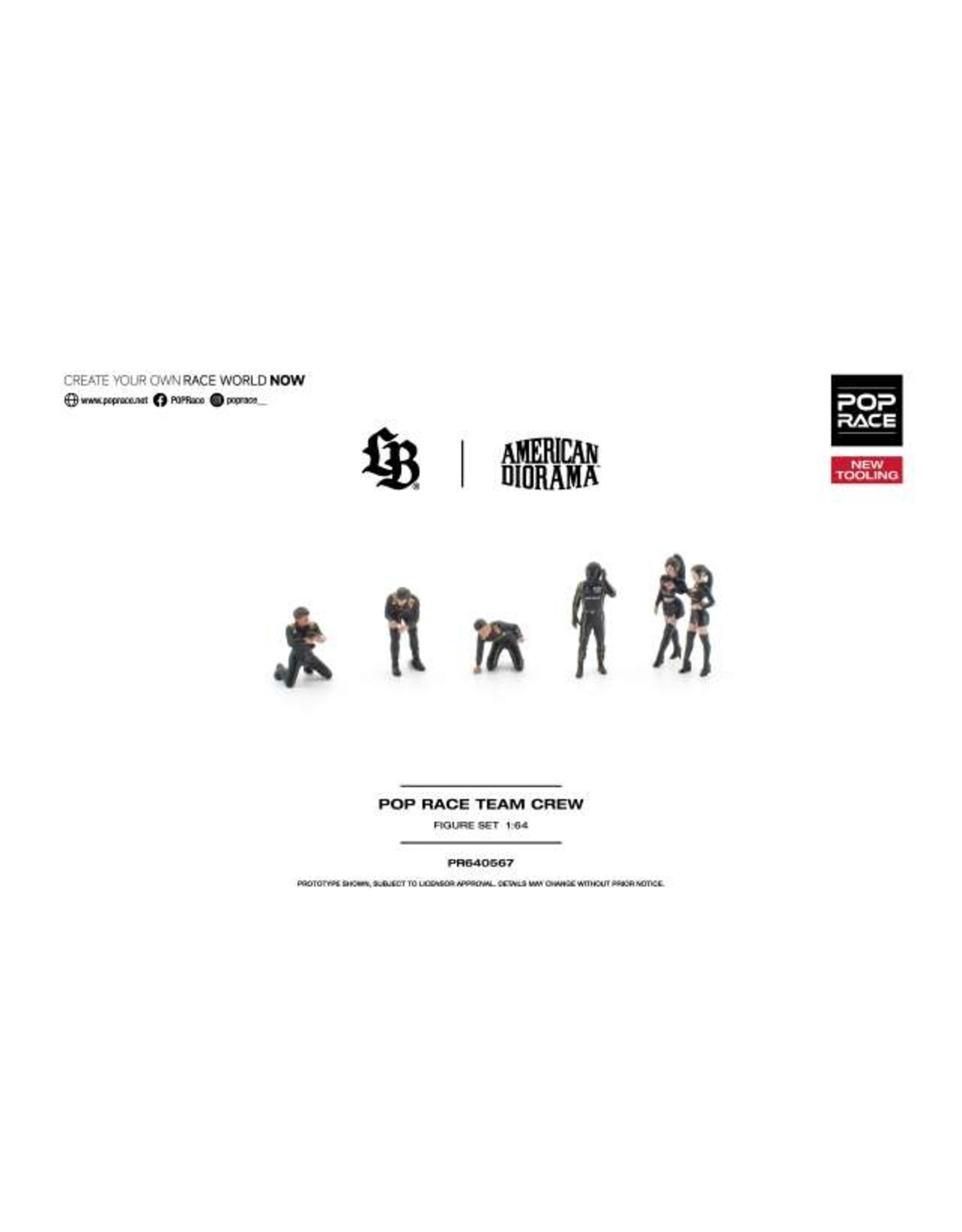 Accessories Pop Race Team(6 figures set)