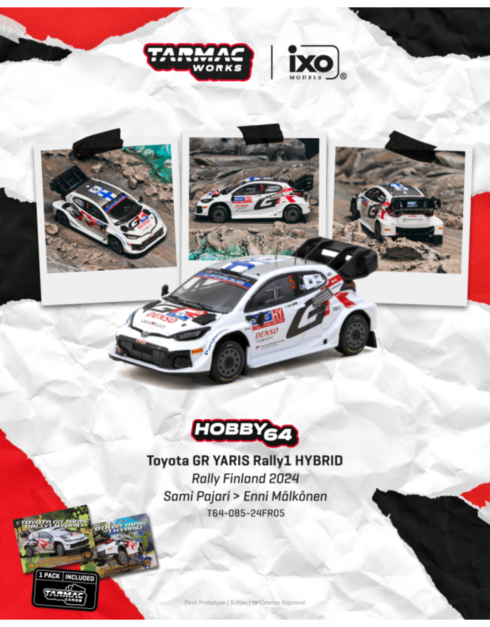 Toyota Toyota Yaris GR Rally1 Hybrid #5(Sam Pajari)Rally Finland 2024