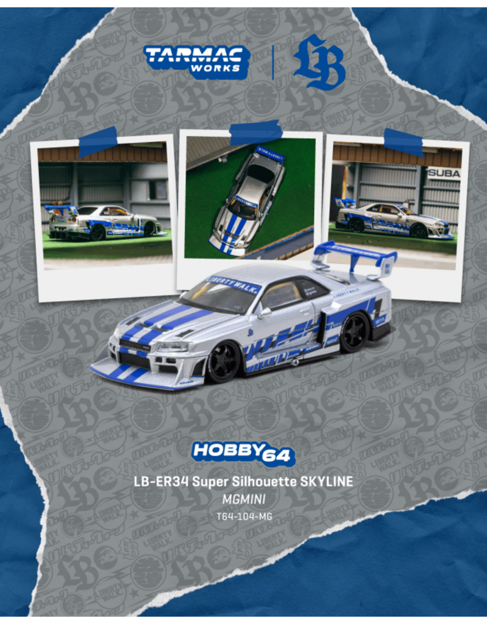 Nissan by Liberty Walk Nissan SEY1 GTR(FR34)LB-Super Silhouette(MGMini Semashow)2025 show