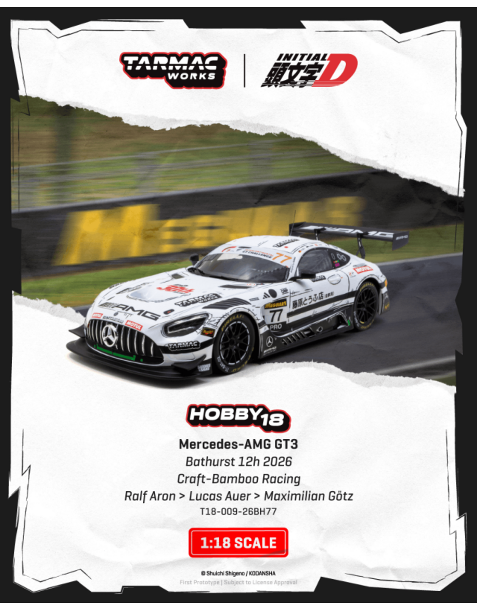 Mercedes-Benz by AMG Mercedes-Benz AMG GT3 #77(Craft Bambou Racing)Bathurst 12h.2026