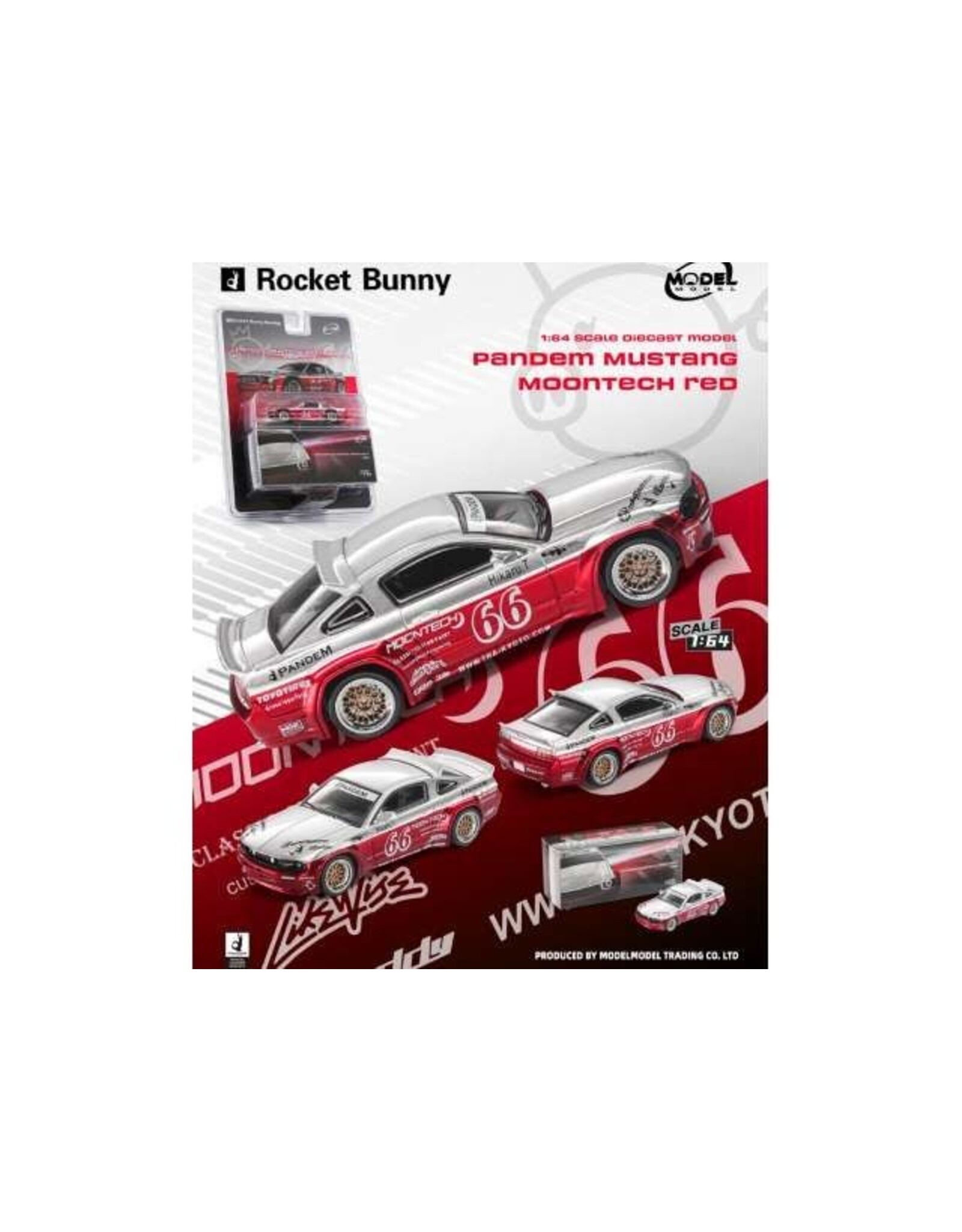 Ford USA Pandem Mustang Moontech(red)#66