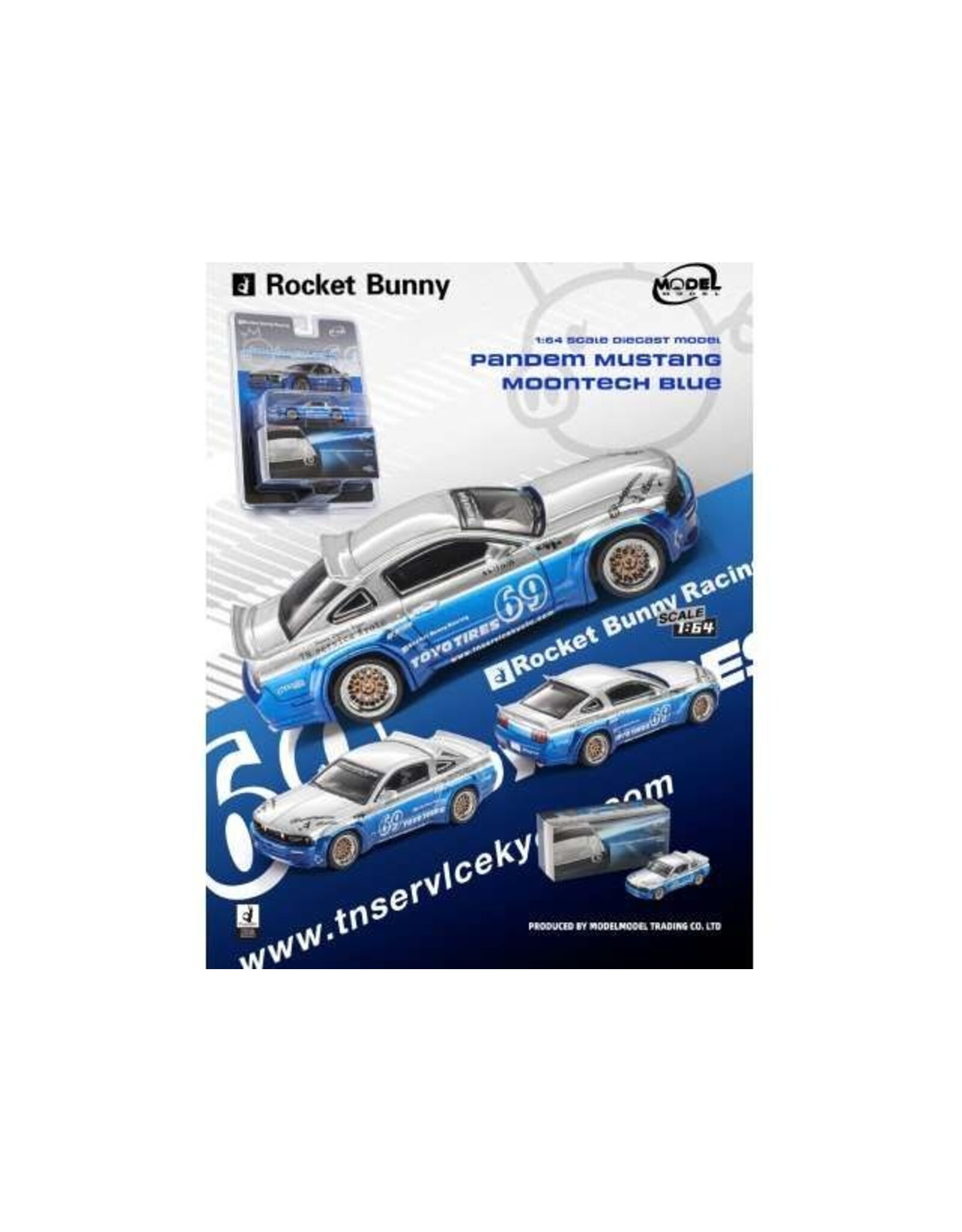Ford USA Pandem Mustang Moontech(blue)#69