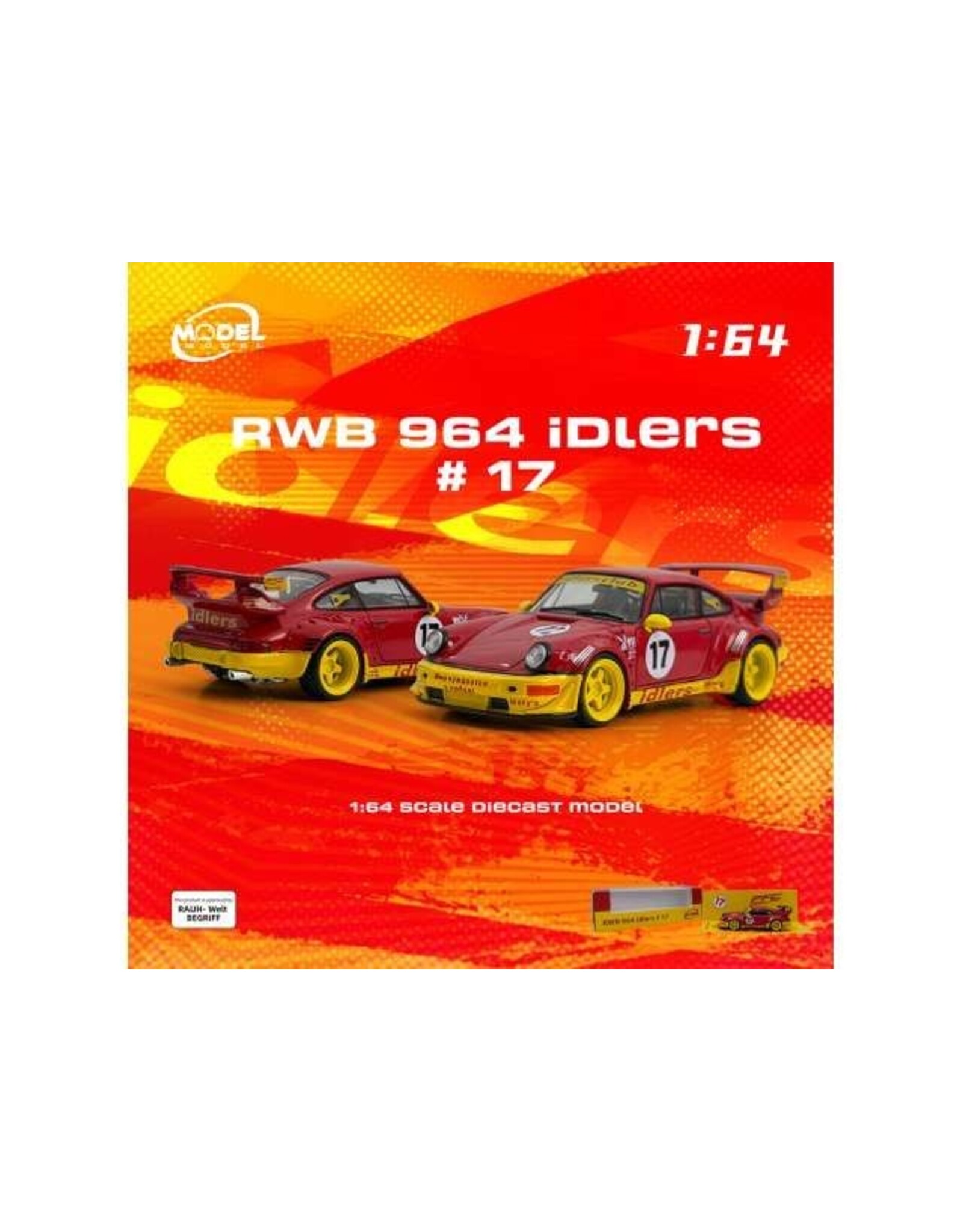 Porsche by RWB RWB 964 Idlers #17(red/yellow)
