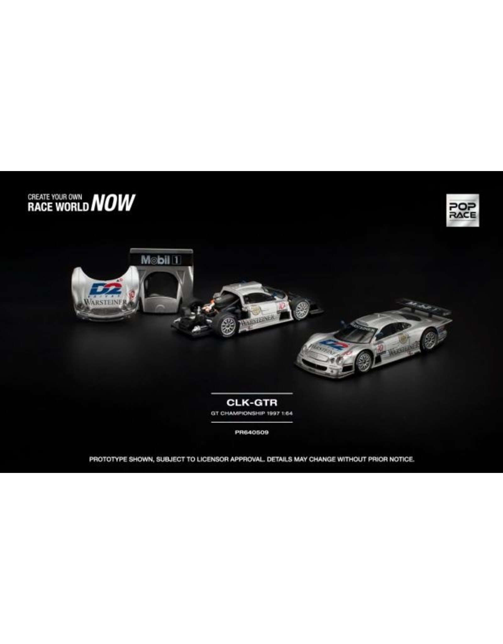 Mercedes-Benz by AMG Mercedes-Benz AMG CLK GTR FIA GT Championship(silver)#10 Warsteiner
