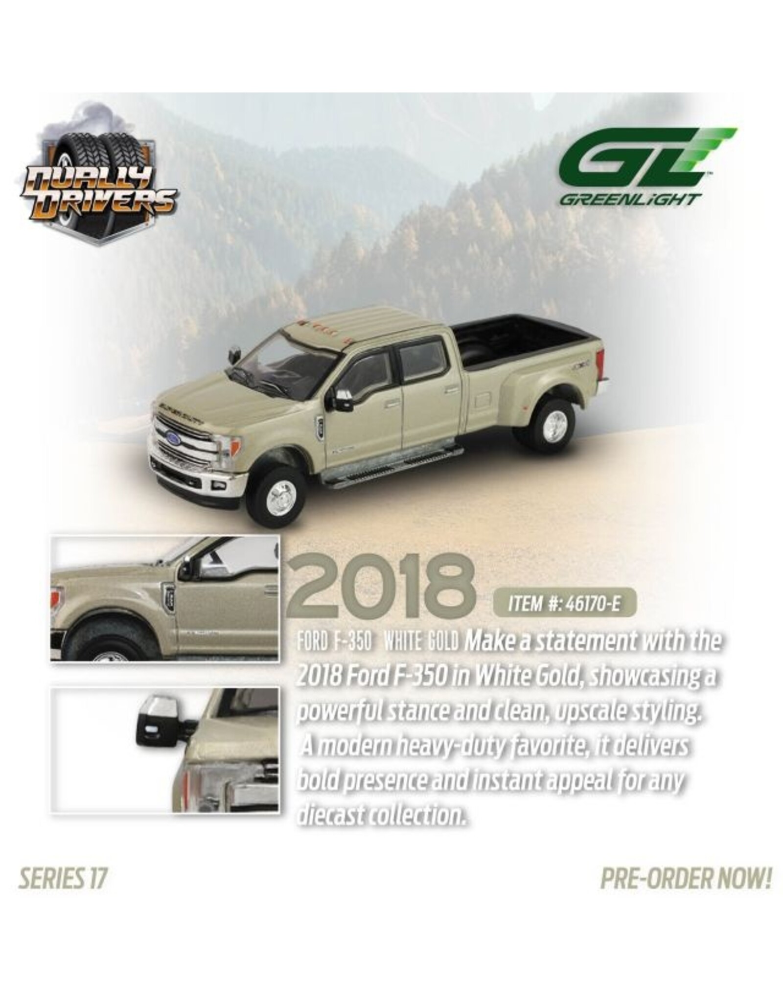 Ford USA Ford F-350(white-gold)2018