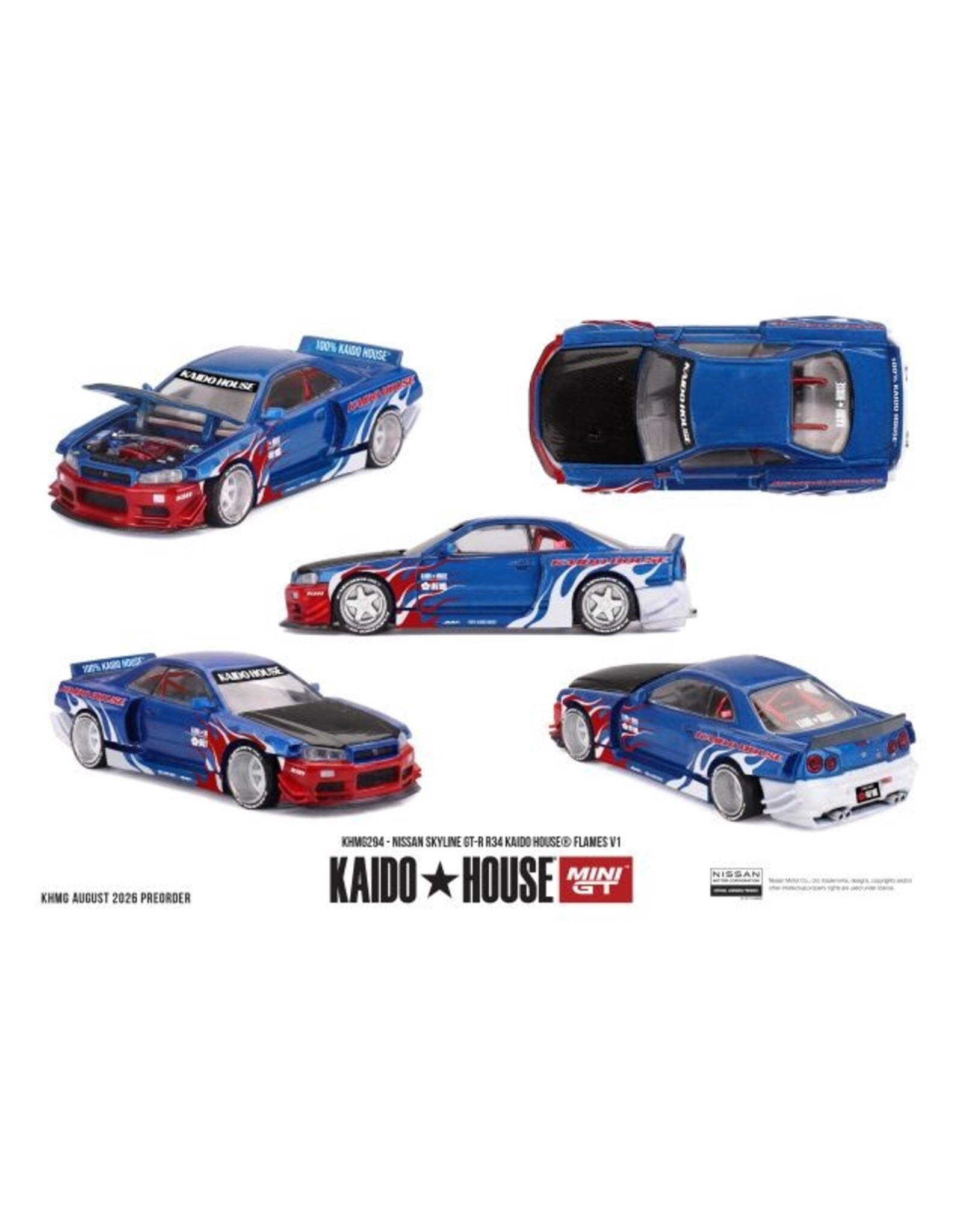 Nissan Nissan Skyline GT-R(R34)Kaido House Flames V1(1999)
