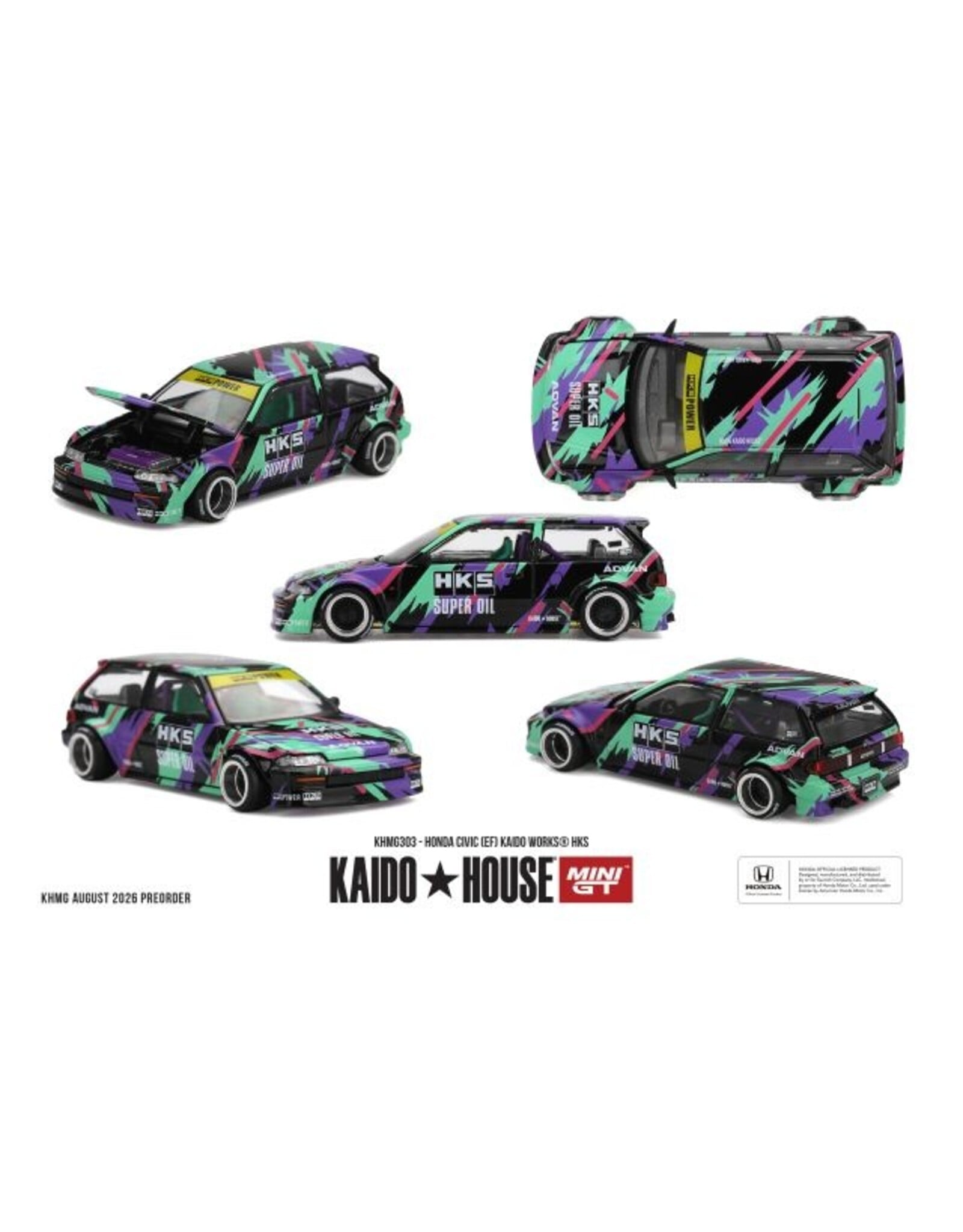 Honda Honda Civic(EF)Kaido Works HKS(1987)