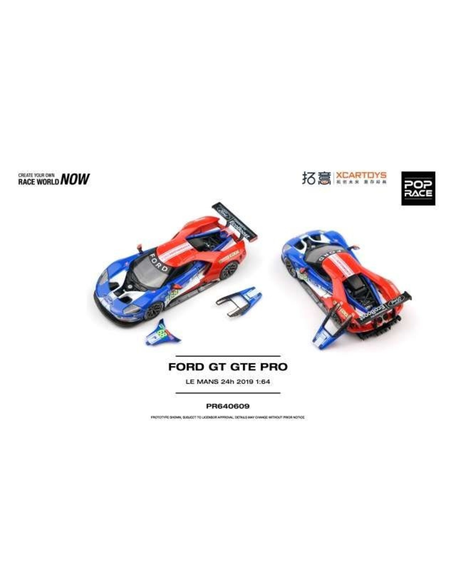 Ford USA Ford GT GTE Pro Le Mans #44(2019)blue/white/red
