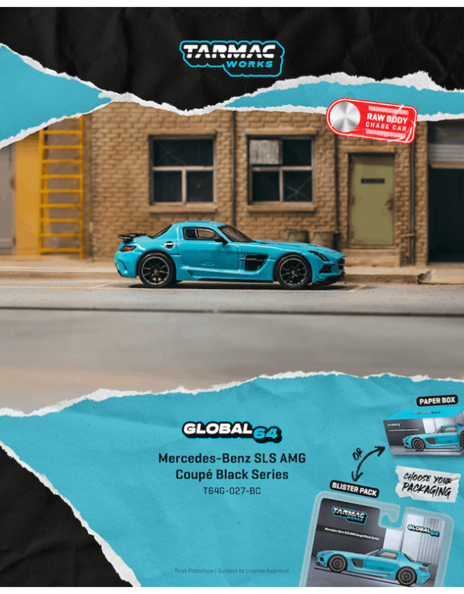 Mercedes-Benz Mercedes-Benz SLS Black Series(2012)Baby blue mat