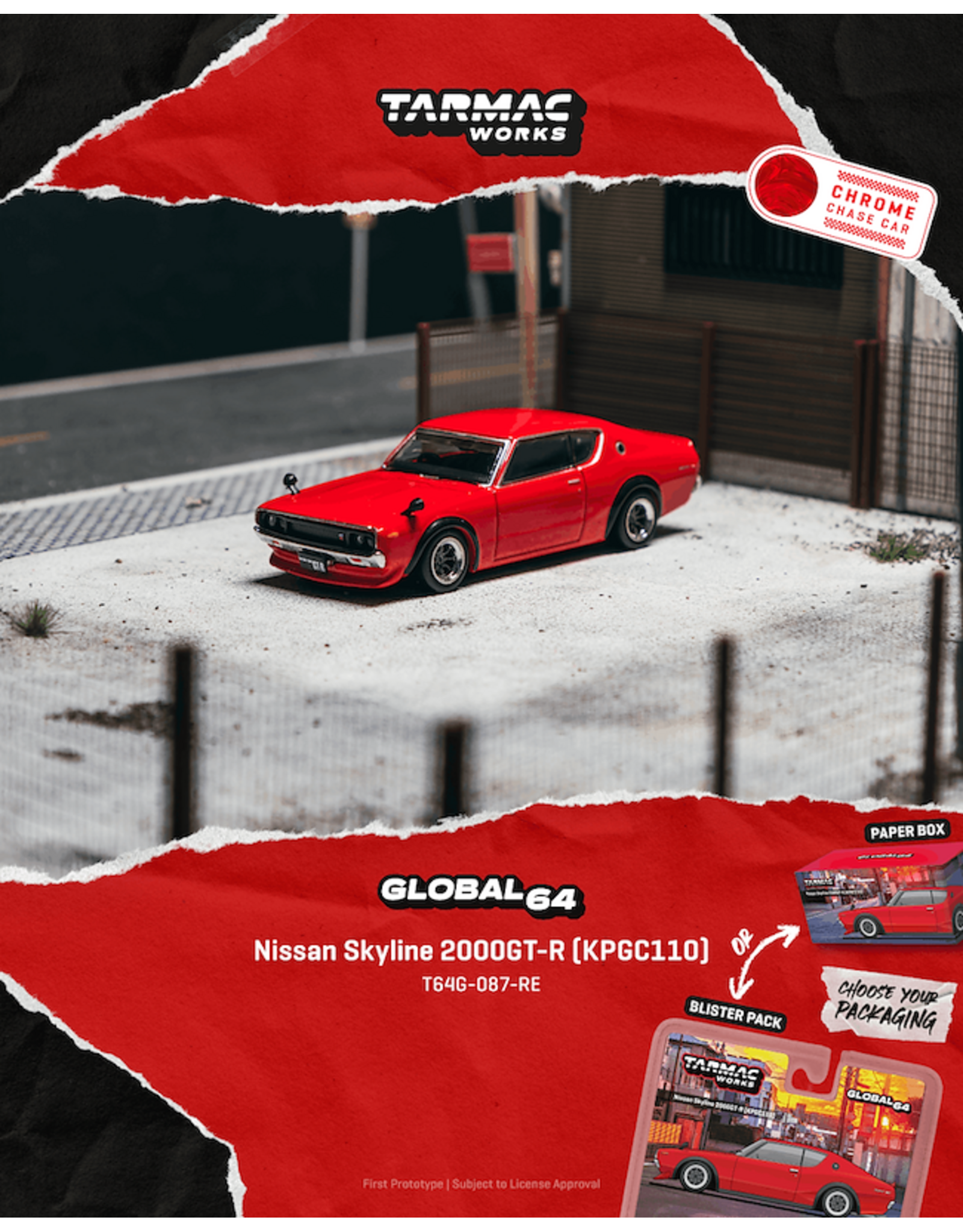 Nissan Nissan Skyline 2000GT-R(KPGC110)1972(red)