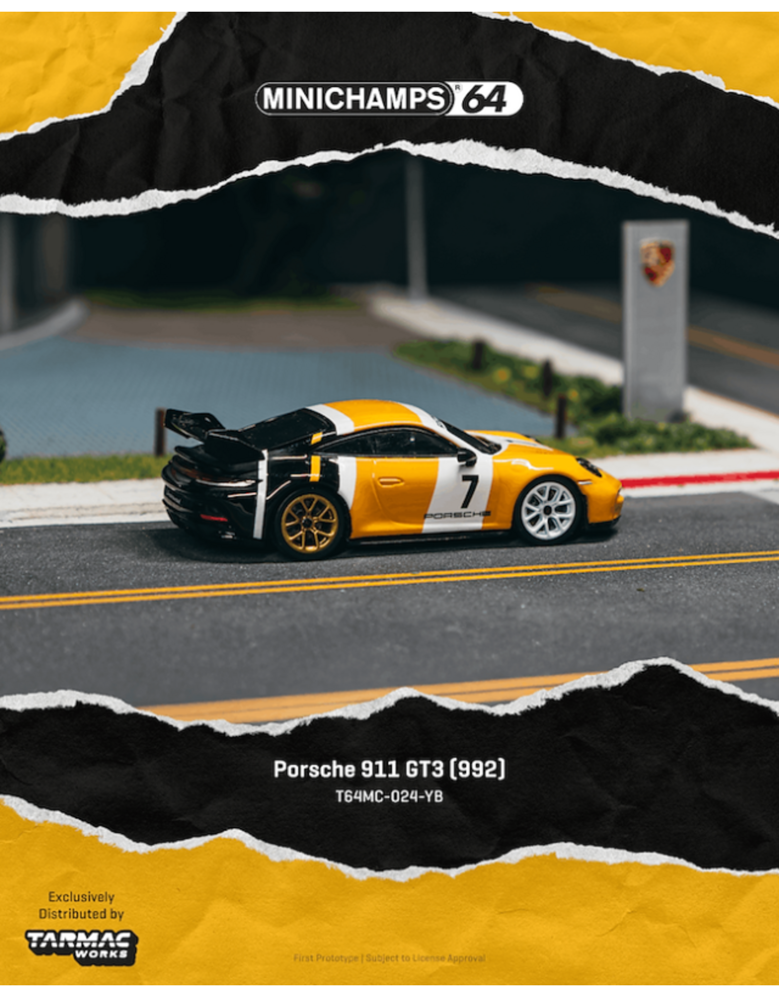 Porsche Porsche 911(992)GT3 "7(black & yellow)2022