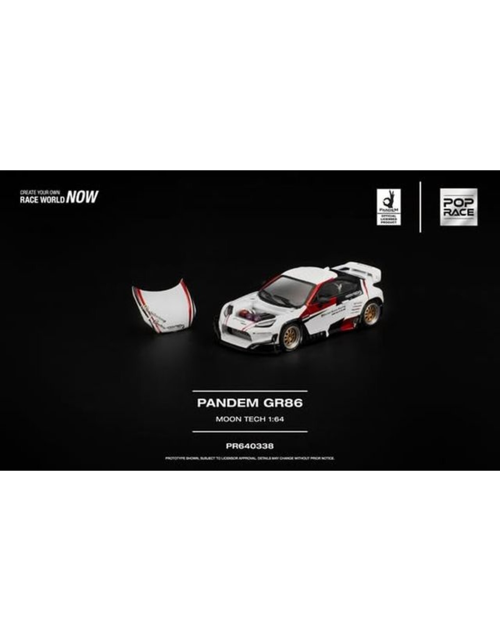 toyota Pandem GR86 "Moontech" (white/red)