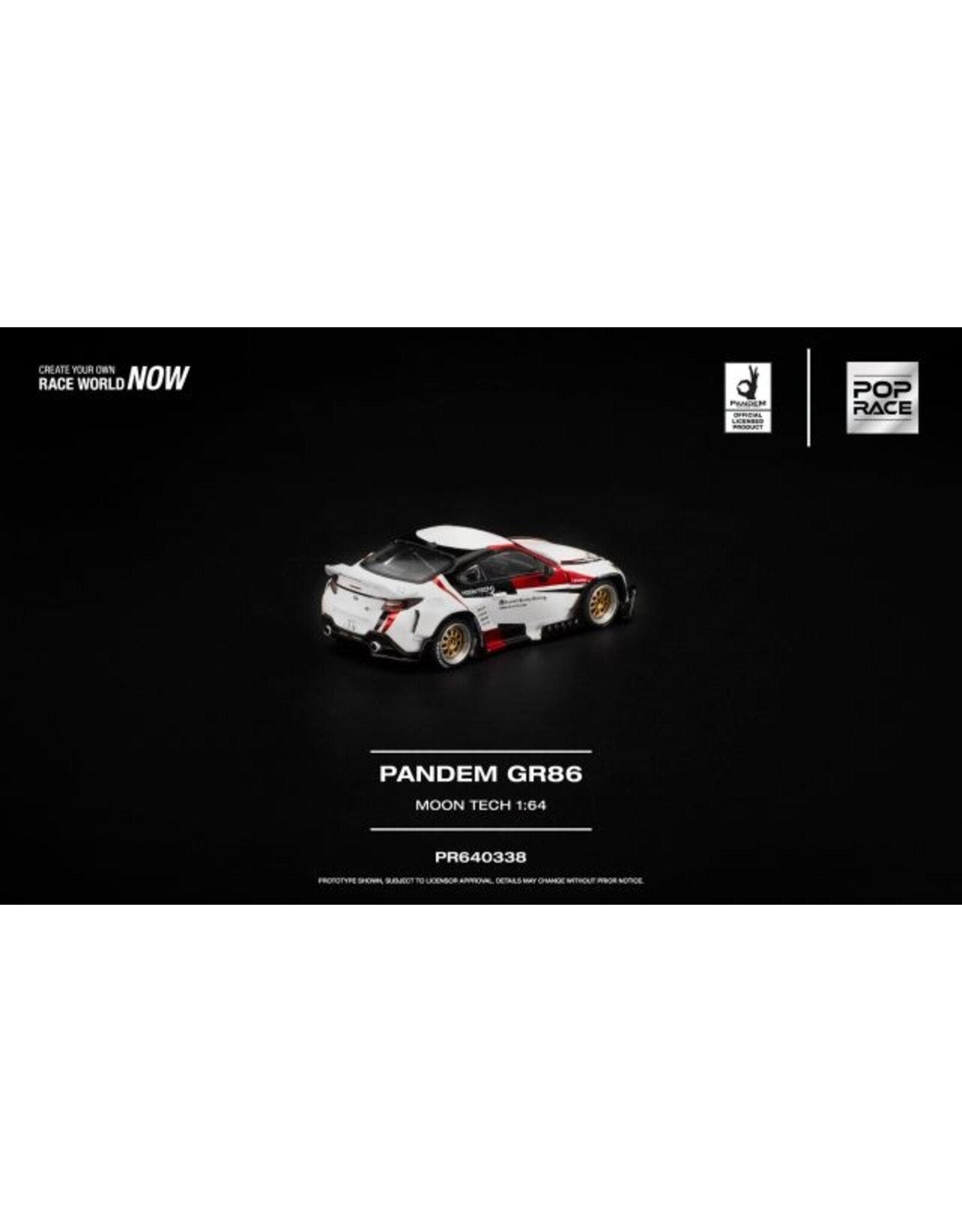 toyota Pandem GR86 "Moontech" (white/red)