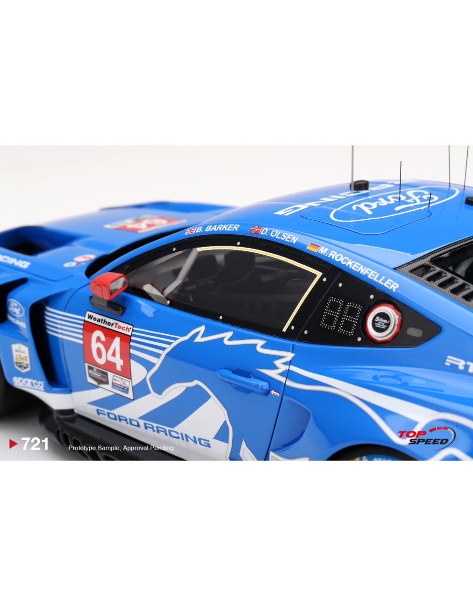 Ford USA Ford Mustang GT3 #64(Ford Racing)Daytona 24h.2026